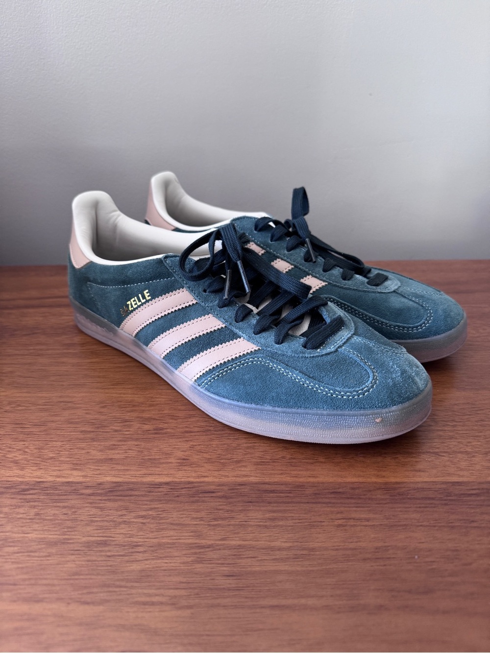 Adidas Gazelle Indoor Shoes Shadow Green Sandstone JH5402 Size 11